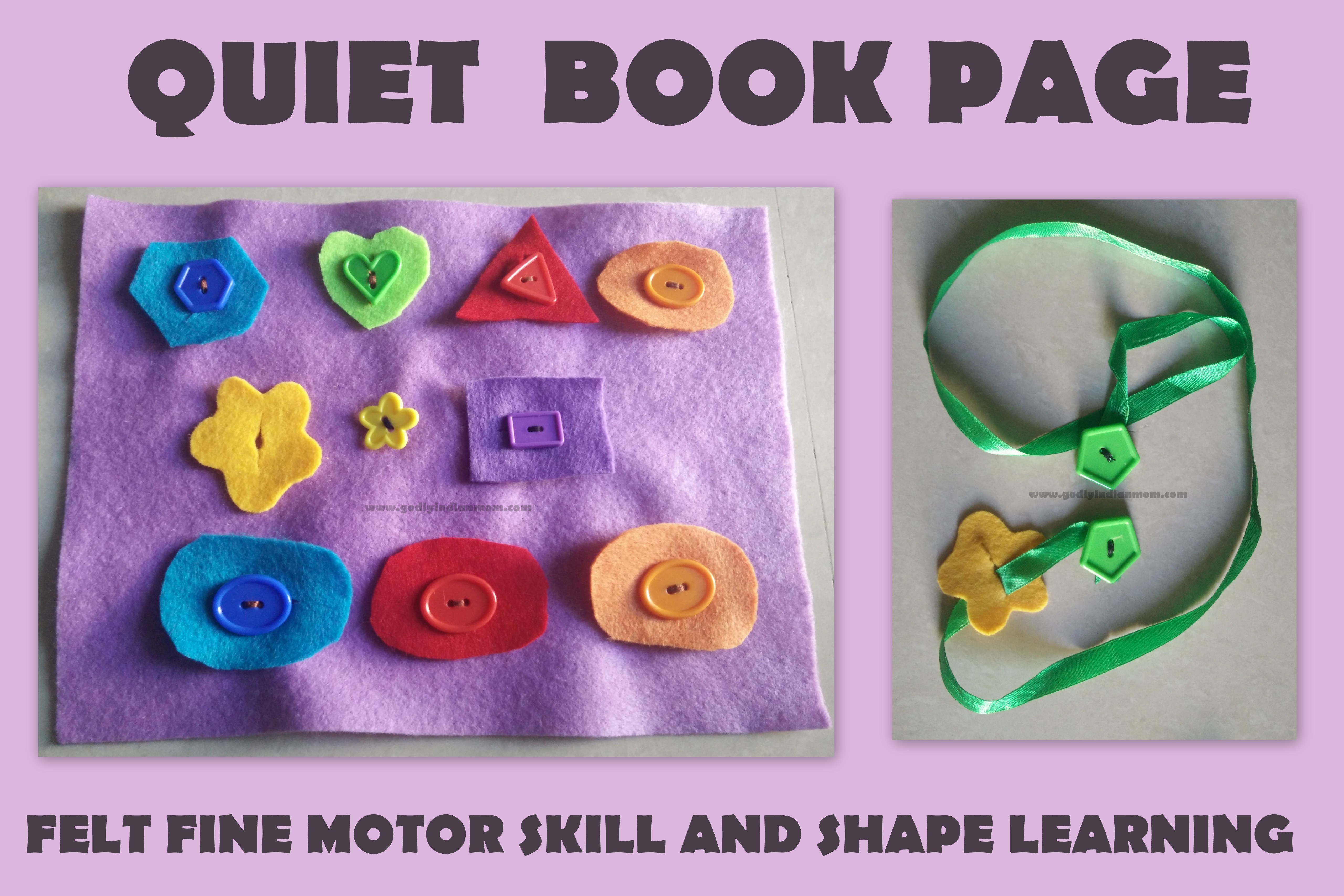 Fine Motor Quiet Book