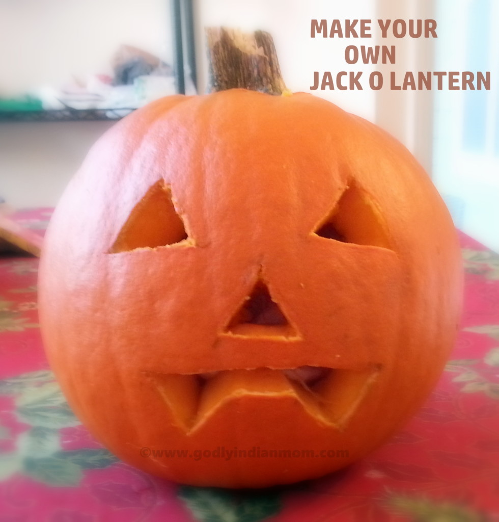 Simple Jack O Lantern – Godly Indian Mom